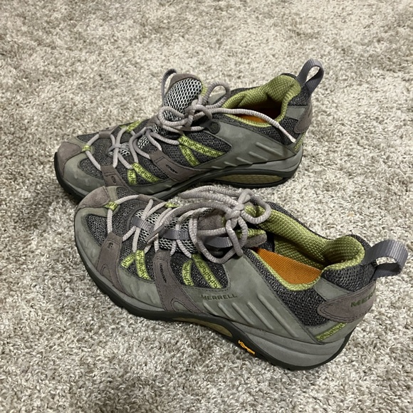 Merrell Siren Sport Gore-Tex waterproof Lace Up Vibram Sole Hiking Shoes Sz 6 - Picture 2 of 6